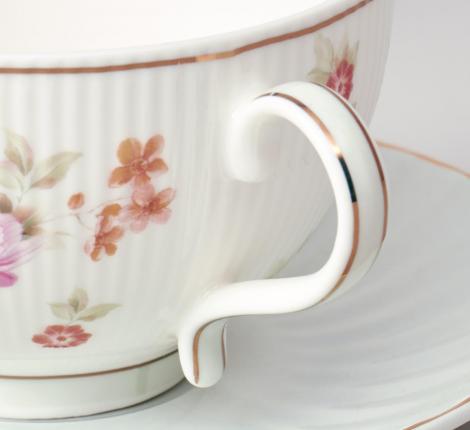 Чайный набор "ВРЕМЕНА ГОДА" 42-571 на 6 персон, 12 предметов (250 мл), голубой