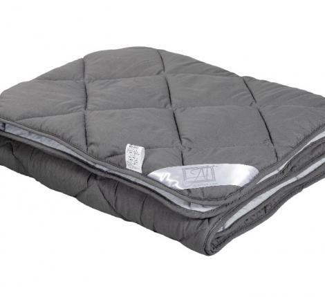 Одеяло легкое "FLUFFY DREAM" 140х205, Грейс-Графит