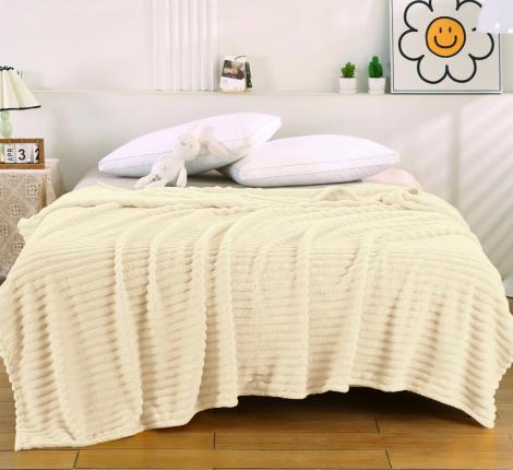 Плед "Cristelle" Stripe premium CST2022-05 Фланель, 200x220
