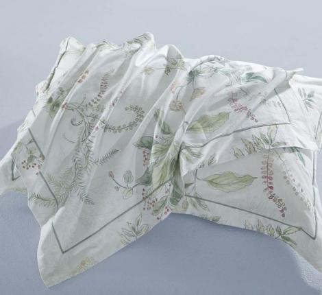 Постельное бельё с одеялом "Asabella" 2343-2OSP Сатин, Семейный