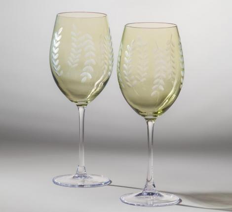 Набор бокалов для вина 2 штуки "FLORA", 540 мл
