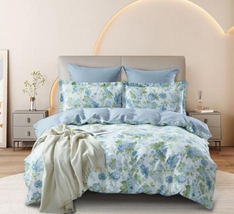 Постельное бельё "KARTEKS" Сатин печатный КВ-576, Евро