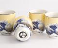 Набор кружек 4 шт. "Kawaii Hokusai" TD-21907, 170 мл