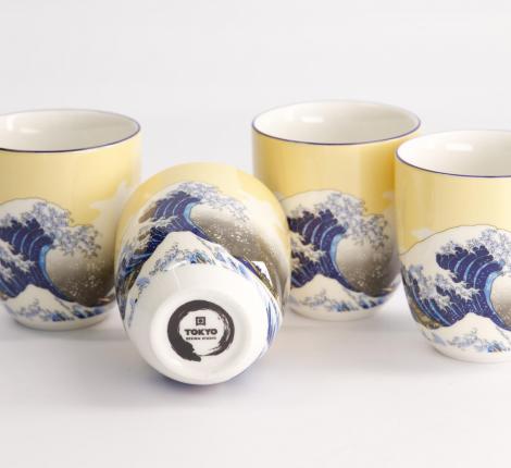 Набор кружек 4 шт. "Kawaii Hokusai" TD-21907, 170 мл