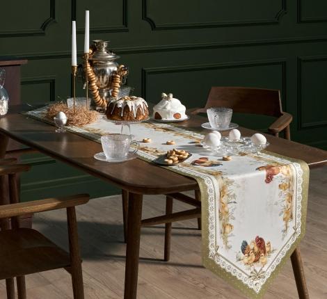 Дорожка с пропиткой "ЗОЛОТАЯ КУРОЧКА", 45х215 см