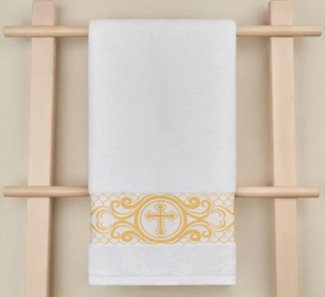 Полотенце крестильное Arya Maria 70x140, Белый
