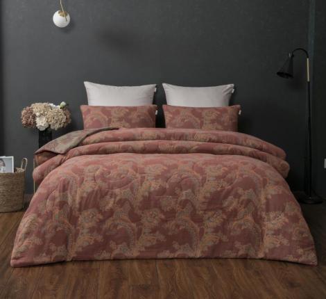 Постельное белье с одеялом "Kazanov.A." Марракеш (марсала жемчуг) Муслин, Евро