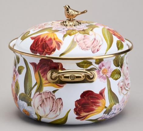 Кастрюля эмалированная с крышкой AGNESS "ФЛАНДРИЯ", 2,8 л