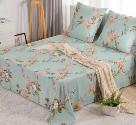 PCT-R-315 Простынь сатин на резинке печатная, 90x200