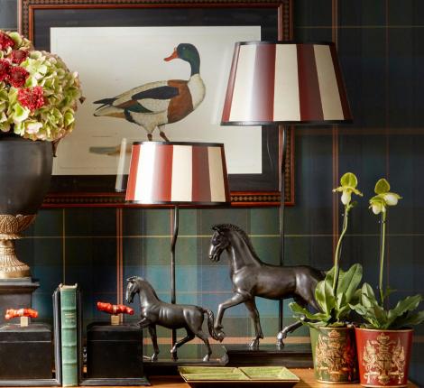 Кашпо "G&C" (красный) металл, 13х13х13 см