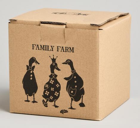 Горшочек для запекания с крышкой "FAMILY FARM", 600 мл