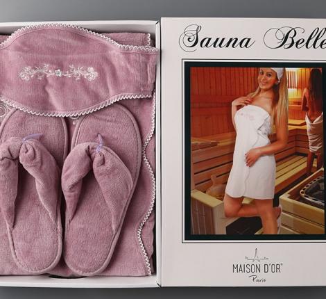 Набор для сауны женский Maison Dor "BELLE" (фиолетовый)