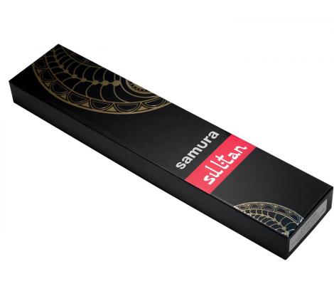 Нож кухонный с больстером "Samura SULTAN" Шеф 164 мм, G-10 (красный)