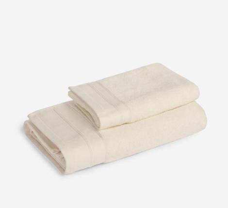 Комплект махровых полотенец "CREAM BALANCE GRASS", 40х70+70х140