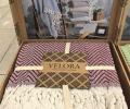 Плед двухцветный-2 "Velora Home" 200х230, бордовый
