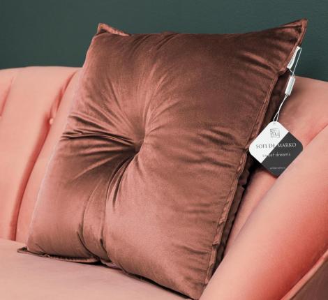 Подушка декоративная "Sofi de Marko" Вивиан (терракот), 55х55