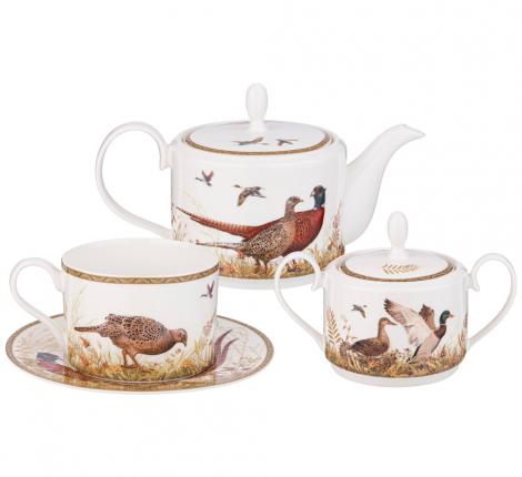 Чайный сервиз "ОХОТА" на 6 персон, 14 предметов