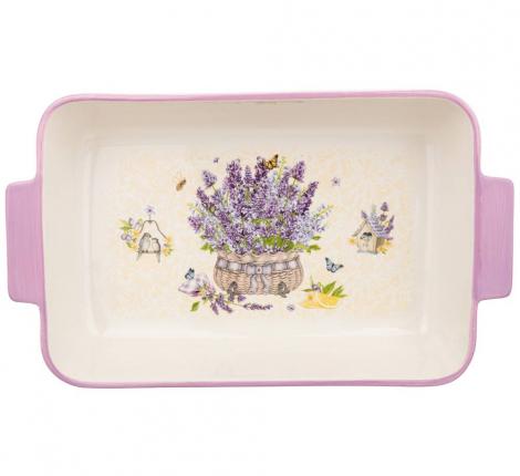 Блюдо для запекания прямоугольное "ЛАВАНДА", 3,6 л