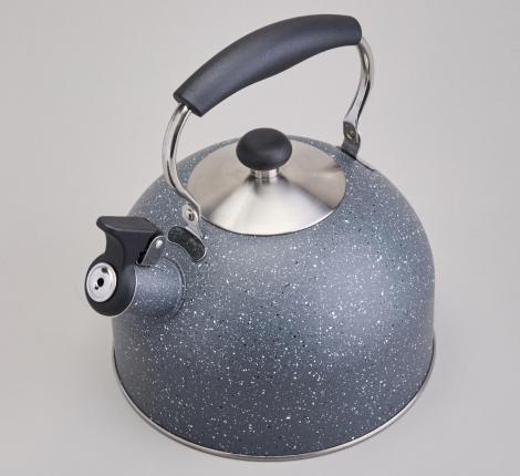 Чайник со свистком и складывающейся ручкой "AGNESS" 937-915, 2,5 л