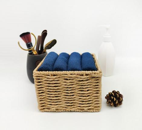 Набор махровых салфеток "Sofi de Marko" Джоди 30х30(4шт), темно-синий