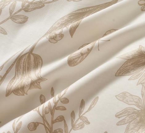 Постельное белье "Sofi de Marko" Вальтери (бежевый) Сатин, 1,5 спальный