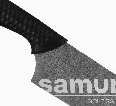 Нож кухонный &quot;Samura GOLF Stonewash&quot; Сантоку 180 мм