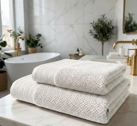 Полотенце махровое "Sofi de Marko" Candy (кремовое), 50х90