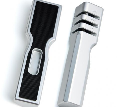 Набор кухонных ножей (5 шт.) и приборов "AGNESS", 11 предметов (белый/серый)