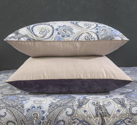 Постельное белье с одеялом "Kazanov.A." Номан (темная орхидея) Велюр/Egypt Cotton, Евро