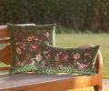 Подушка Frati "FLORAL" GREEN (зеленый), 30х60