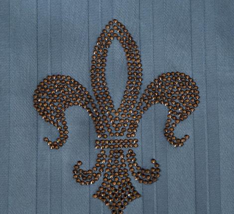 Постельное белье "Kazanov.A." Stripe Royal (ниагара) Страйп Сатин, Евро