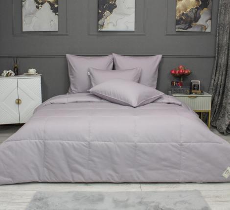 Постельное белье с одеялом "Kazanov.A." Шеффилд (пыльная лаванда) Сатин, Семейный