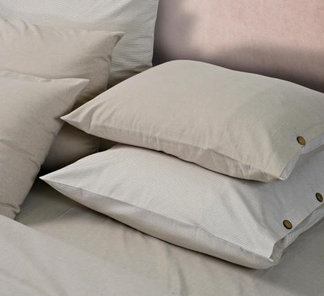 Постельное бельё Sharmes "Rustic melange" Евро, бежевый