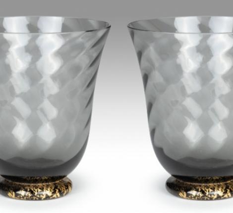 Набор стакано 6 штук "MARAIS" муранское стекло, высота 10 см