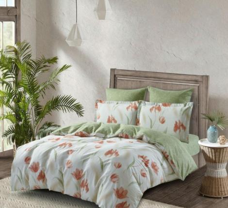 Постельное бельё "KARTEKS" Сатин печатный КВ-590, Евро