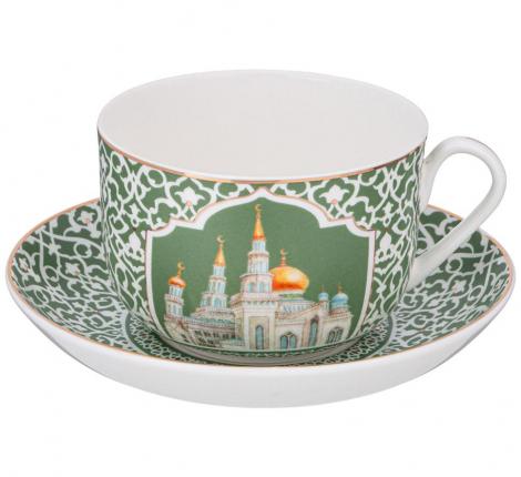 Чайная пара "МЕЧЕТЬ" 85-1989, 280 мл