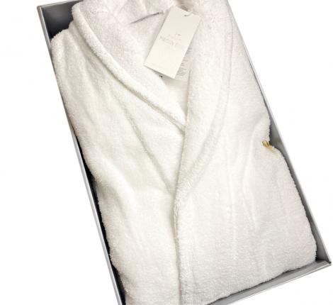 Халат мужской махровый Maison D'or "VALENTIN" белый, 5XL(58)/6XL(60)
