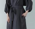 Халат Luxberry "Муслин и комфорт" графитовый, M