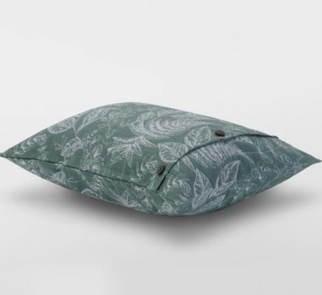 Наволочки декоративные "NATURAL FERN DEEP GRASS" Жаккард, 33х45-2шт.