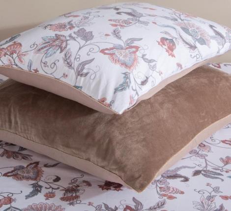 Постельное белье с одеялом "Kazanov.A." Даламан (бежевый капучино) Велюр/Egypt Cotton, Евро