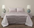Постельное белье с одеялом "Sofi de Marko" Элиана (серо-лиловая) Сатин, Семейный