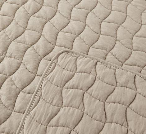 Покрывало "Sofi de Marko" Минелла (бежевый) Жатый сатин, 230х250