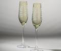 Набор бокалов для шампанского 2 штуки "FLORA", 180 мл