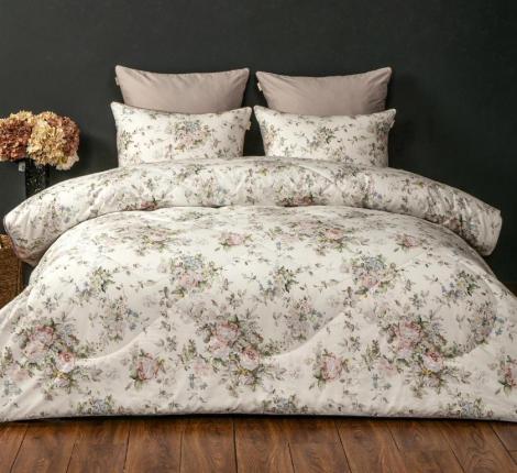 Постельное белье с одеялом "Kazanov.A." Альвина (мокачино) Велюр/Egypt Cotton, Евро