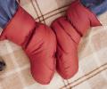 Сапожки-носочки пуховые "Comfort Socks Travel Grass" MARSALA, 36-39 р.