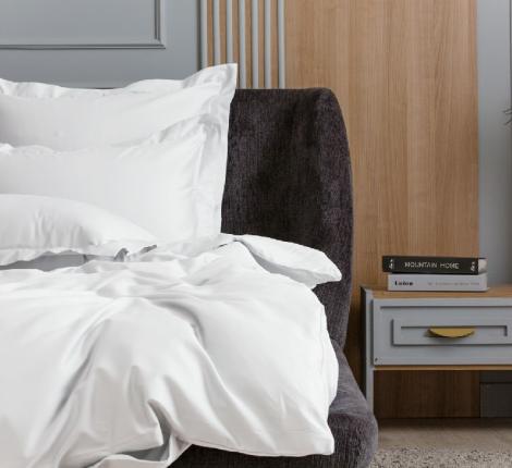 Постельное белье "ALPINE WHITE ALLURE GRASS" 471670 Мако-Сатин, 1,5 спальный