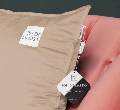 Подушка декоративная "Sofi de Marko" Ноэми (крем) Велюр, 55х55