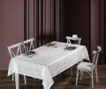 Скатерть "DO&CO" броде жаккард 160х220 VIYANA, белый