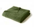 Полотенце махровое "Blanc des Vosges" UNI FORET (зелёный), 55х110