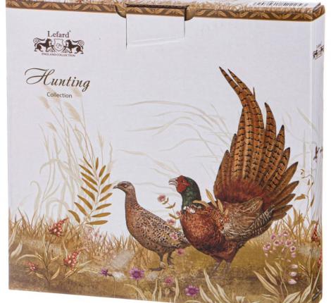 Тарелка закусочная "ОХОТА" 415-2218, диаметр 20,5 см